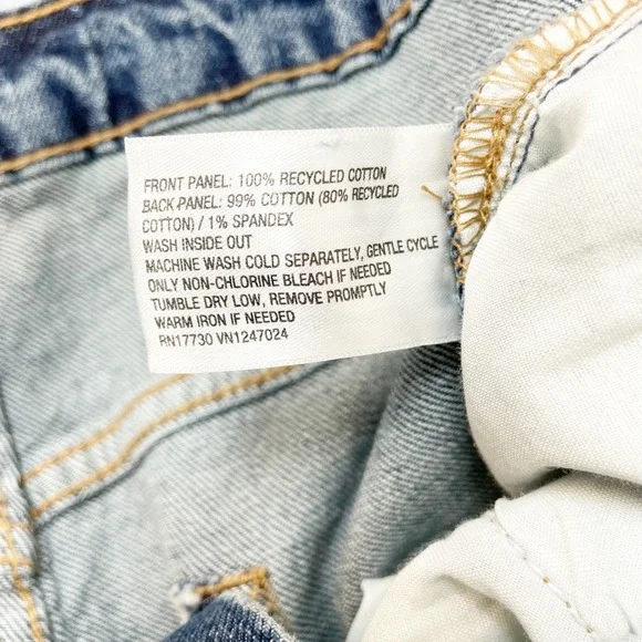 Wild Fable Women's Medium Wash High Rise Straight Leg Jeans Size 14 - Picture 7 of 7